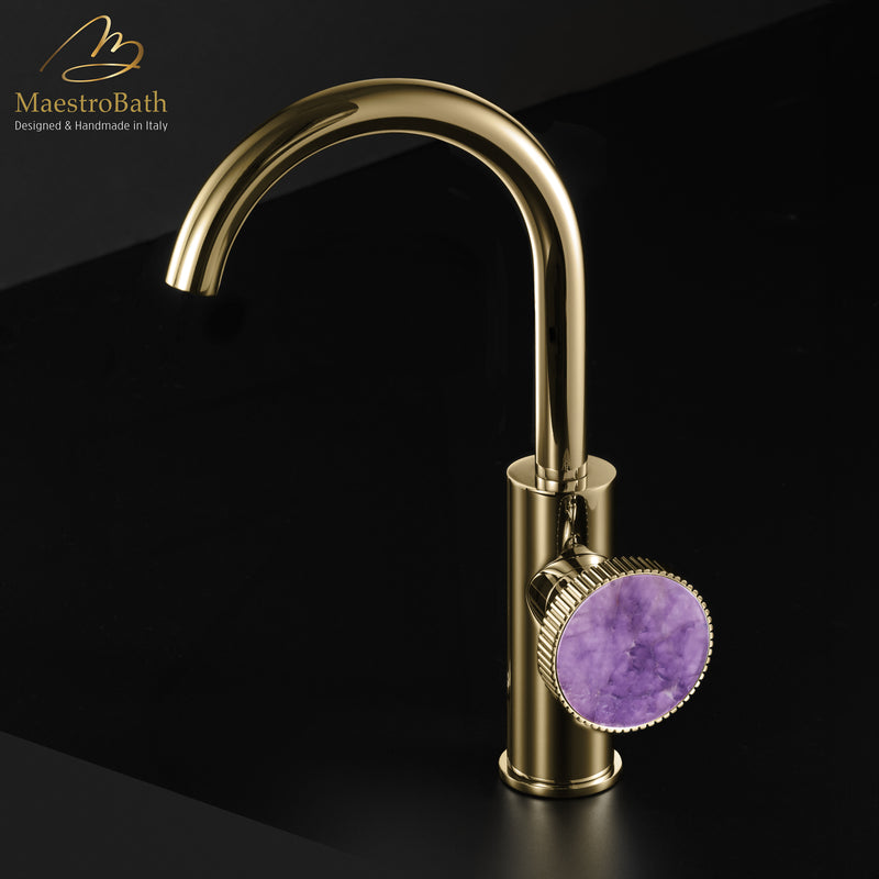 Preziosa Luxury Bathroom Faucet | Polished Gold