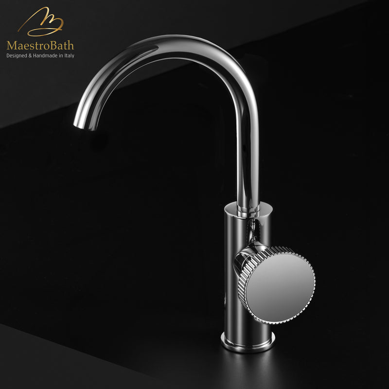 Preziosa Luxury Bathroom Faucet | Polished Chrome