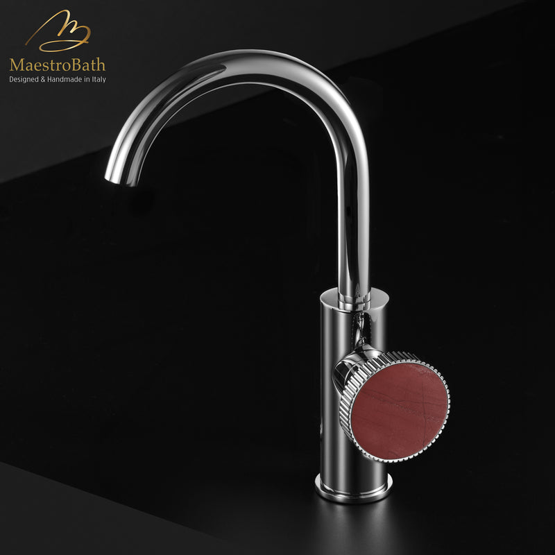 Preziosa Luxury Bathroom Faucet | Polished Chrome