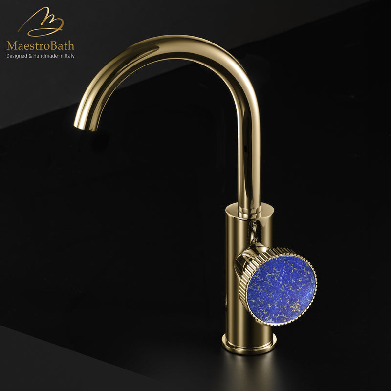 Preziosa Luxury Bathroom Faucet | Polished Gold