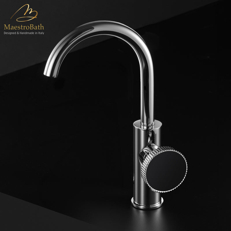 Preziosa Luxury Bathroom Faucet | Polished Chrome