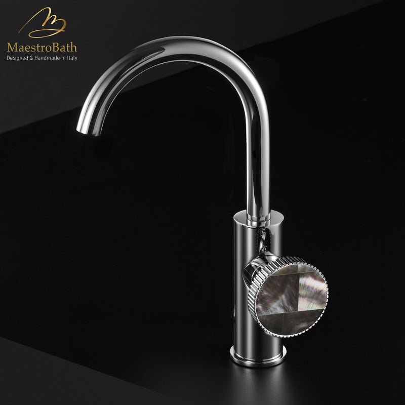 Preziosa Luxury Bathroom Faucet | Polished Chrome