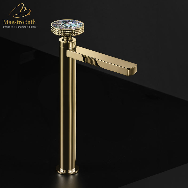 Preziosa Luxury Bathroom Faucet | Polished Gold