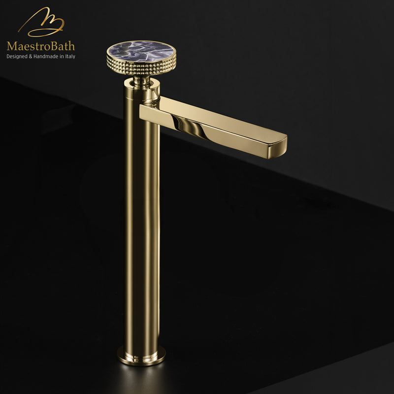 Preziosa Luxury Bathroom Faucet | Polished Gold