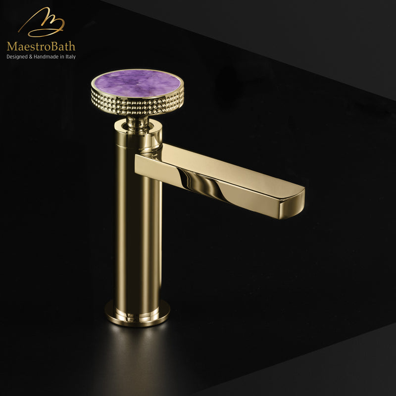 Preziosa Luxury Bathroom Faucet | Polished Gold