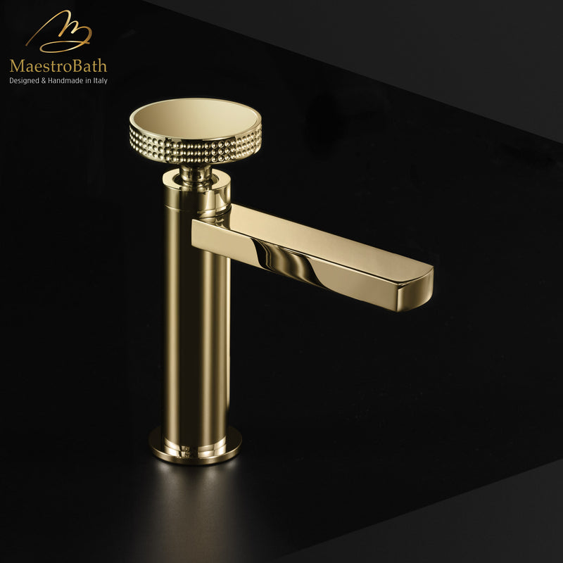 Preziosa Luxury Bathroom Faucet | Polished Gold