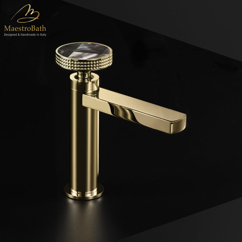 Preziosa Luxury Bathroom Faucet | Polished Gold