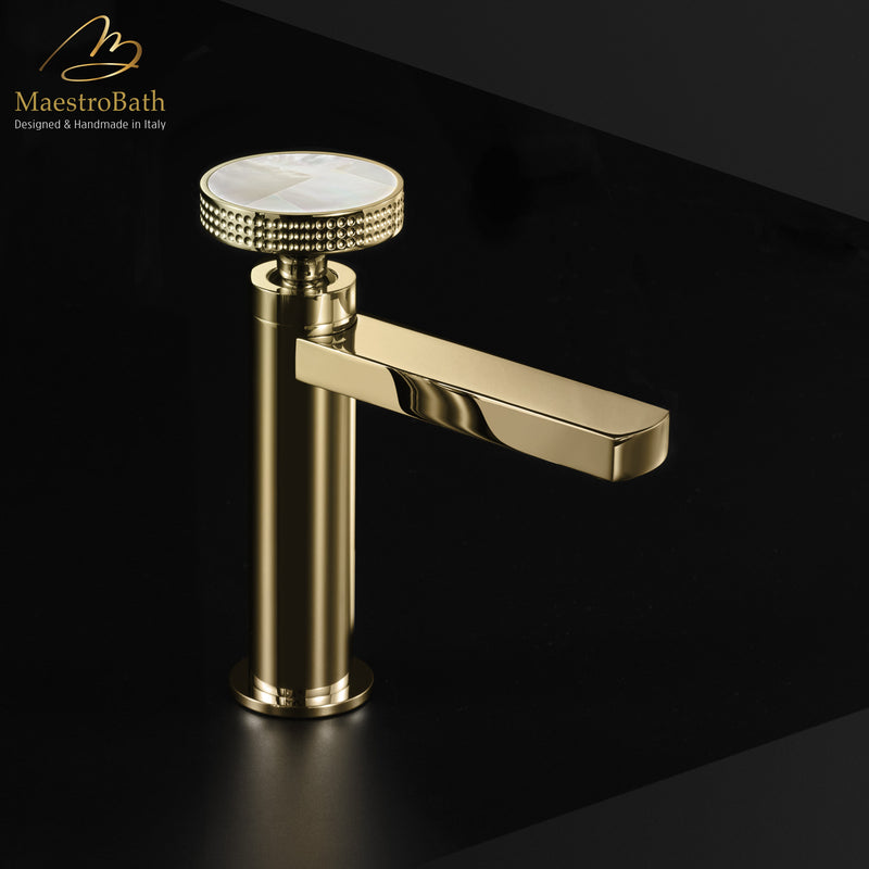 Preziosa Luxury Bathroom Faucet | Polished Gold