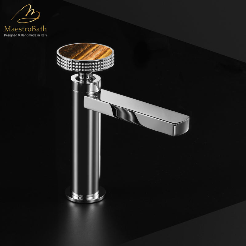 Preziosa Luxury Bathroom Faucet | Polished Chrome