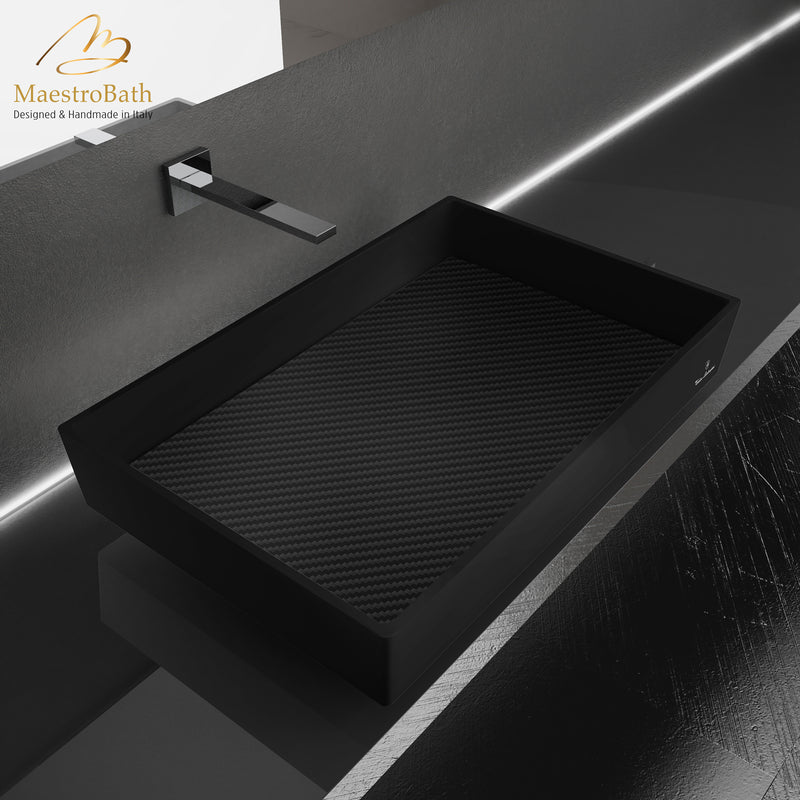 Carbon Tech XL by Tonino Lamborghini Vessel Sink