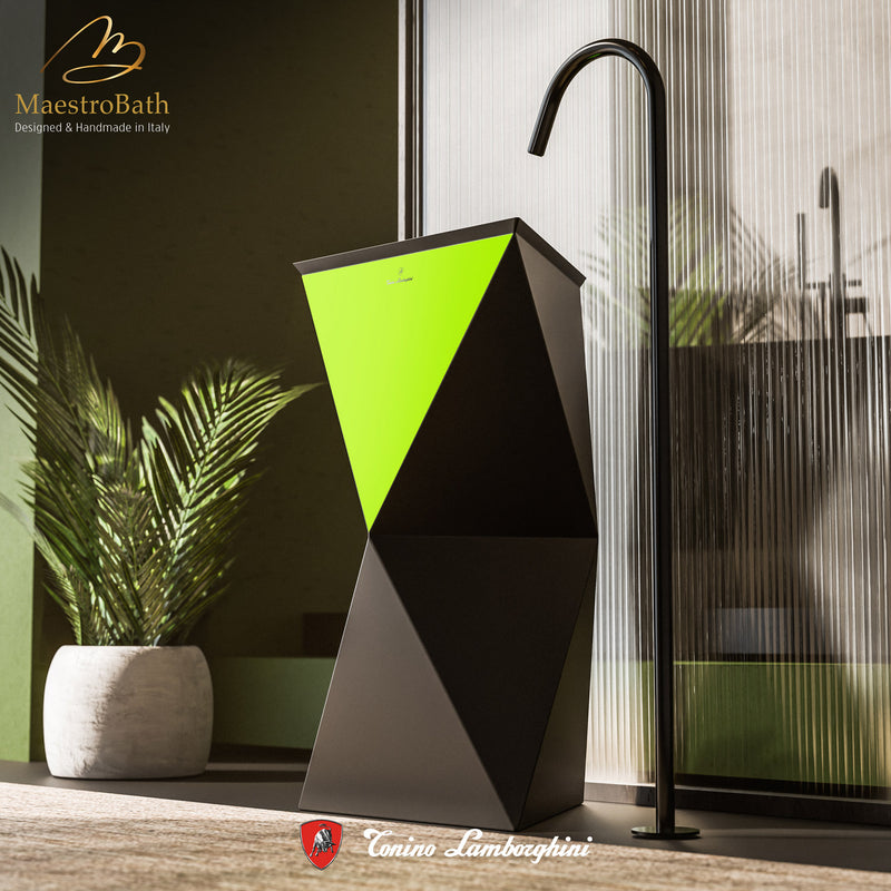 Prisma by Tonino Lamborghini Freestanding Sink