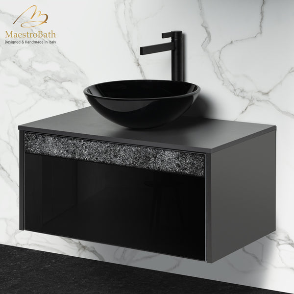 Alba 32" Vanity Set | Black