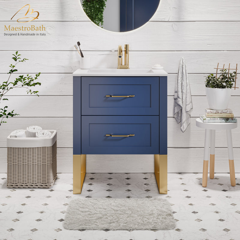 Classic 60 Bathroom Vanity | Midnight Blue