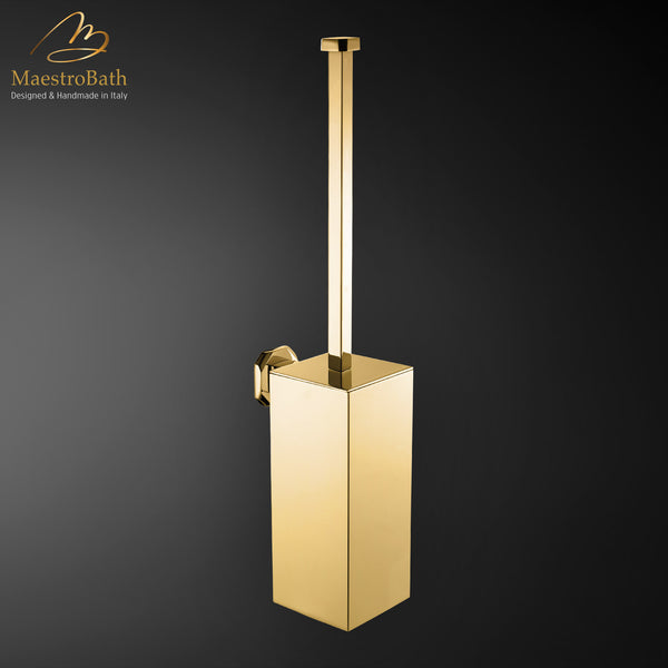 IKON Brush Holder | Polished Gold