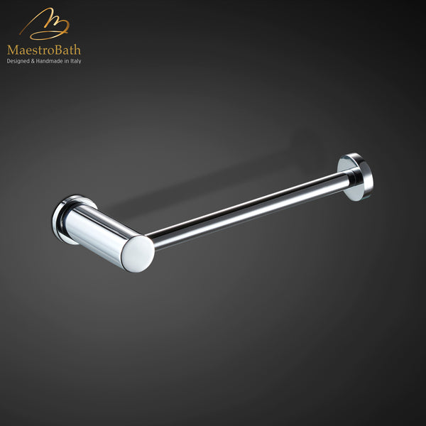 Modern Horizontal Roll Holder | Polished Chrome