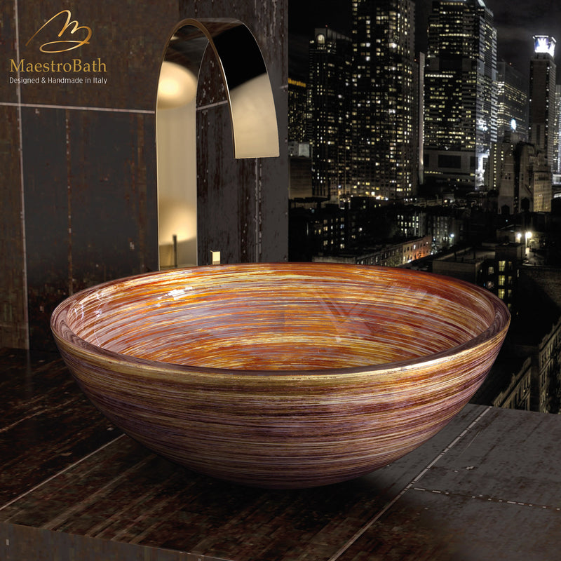 Florance Glass Vessel Sink