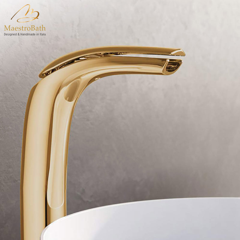 Italian Designer Vessel Sink Faucet