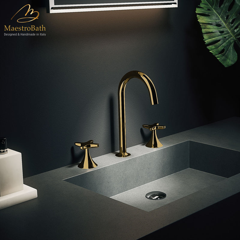 Fioritura Luxury 3-hole Bathroom Faucet