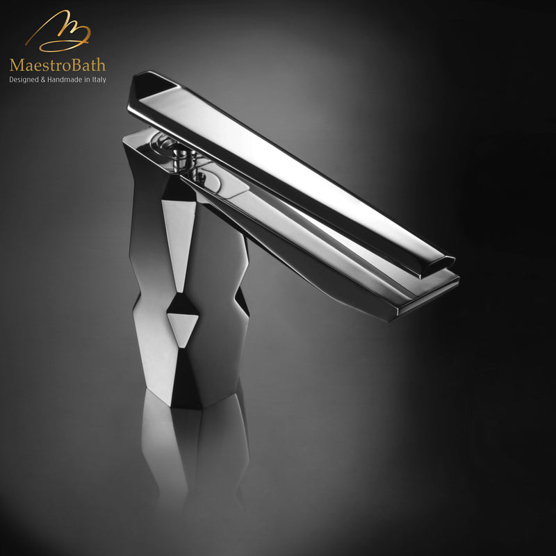 Ikon Polished Chrome Luxury Vessel Sink Faucet