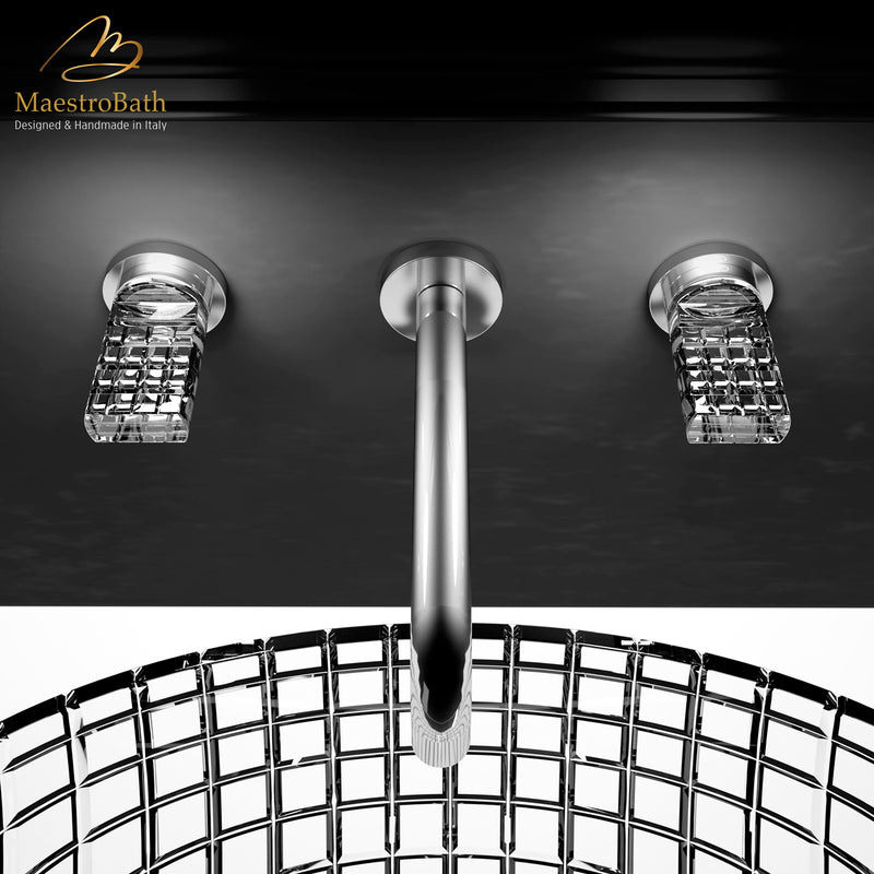 Quadra Luxury Wall-mount Bathroom Faucet