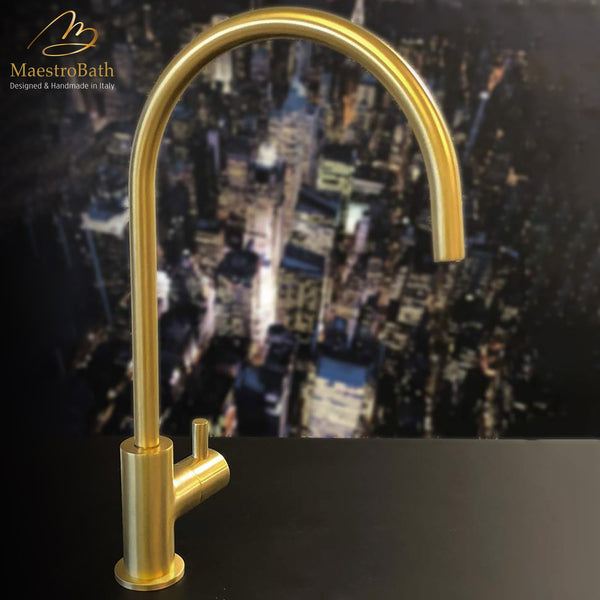 Modern Bar Faucet | Brushed Gold #color_brushed gold