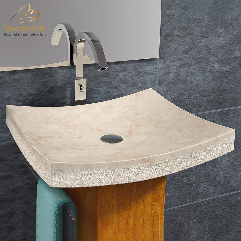 Stone Arrecife Beige Contemporary Natural Stone Sink