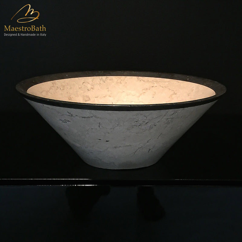 Stone Duotono B Contemporary Natural Stone Sink