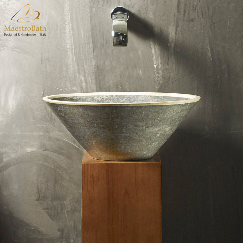 Stone Duotono B Contemporary Natural Stone Sink