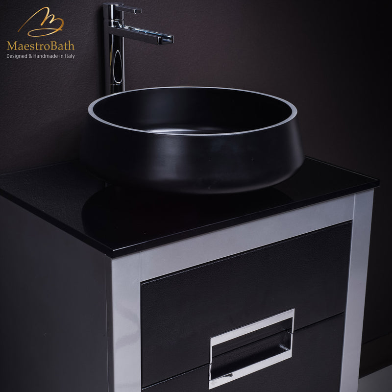 Black and Silver Bathroom Decor