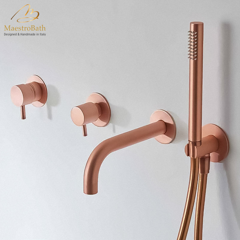 Red Moon Complete Shower Set | Copper