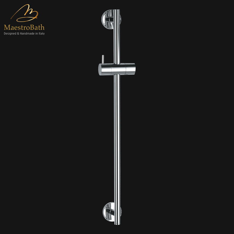 Mini Star Shower Sliding Bar | Polished Chrome