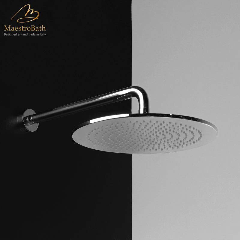 Round Brass Shower Head 9mm | Polished Chrome