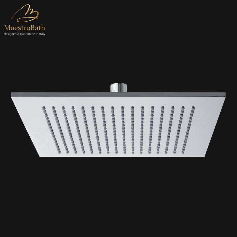 Square Shower Head 300x300 mm | Polished Chrome