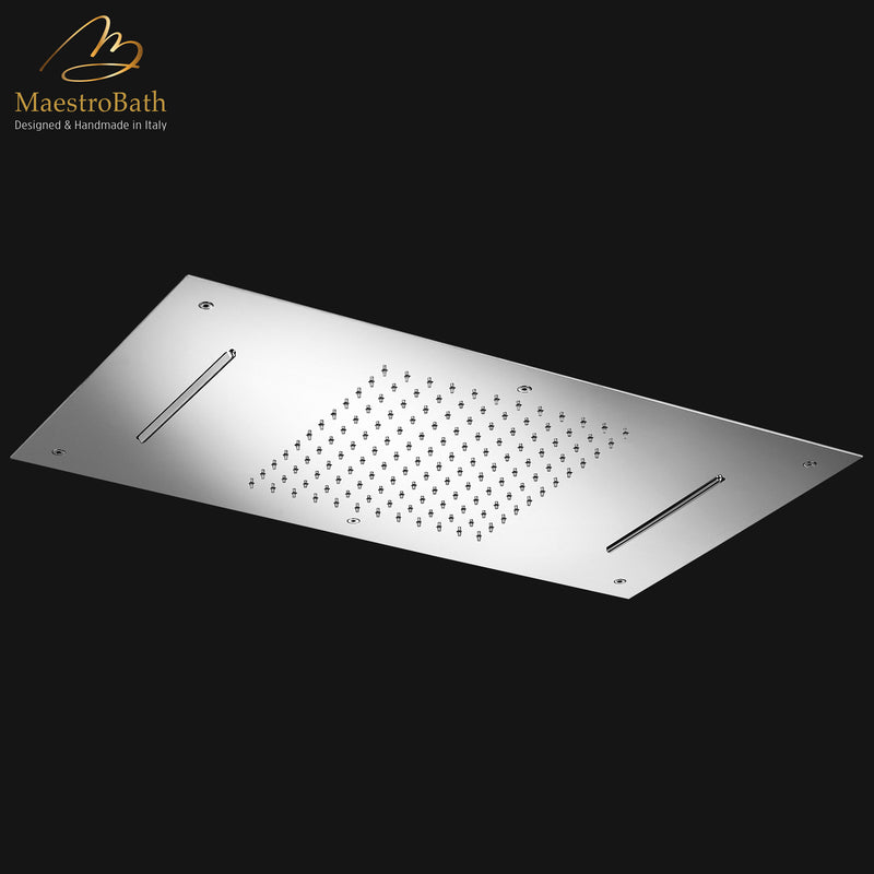 False ceiling Shower Head 700X380 MM | Polished Chrome