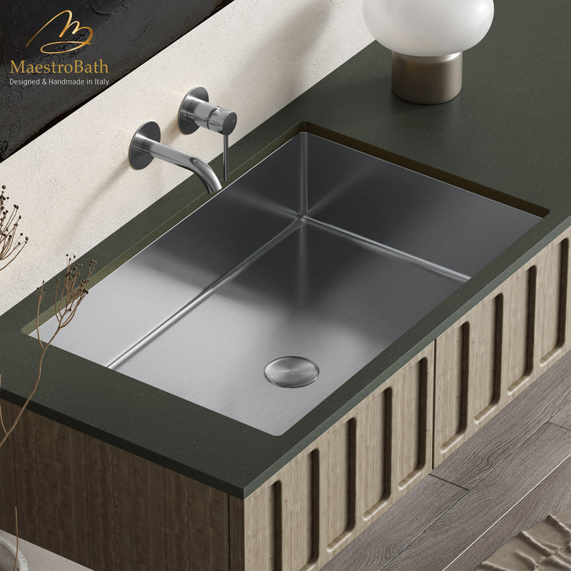 Modern Rectangular Under-mount Sink