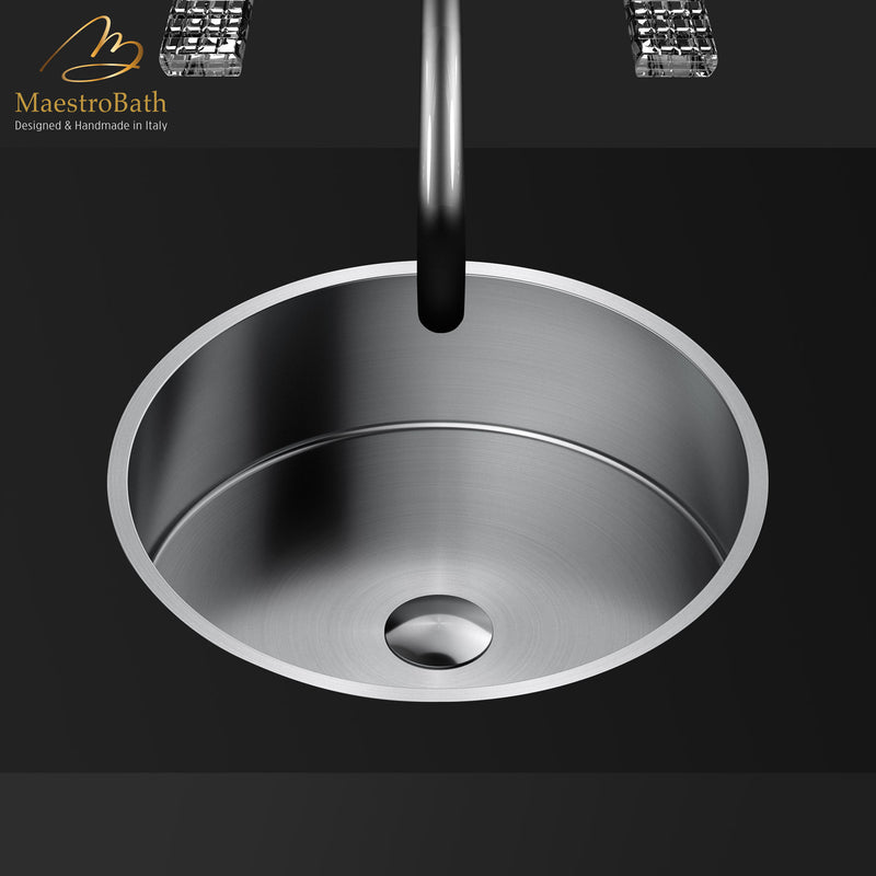 Modern Round Under-mount Sink