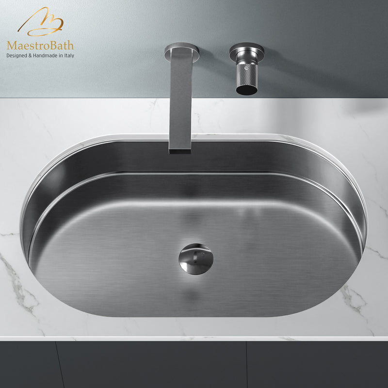 Modern Oval Under-mount Sink