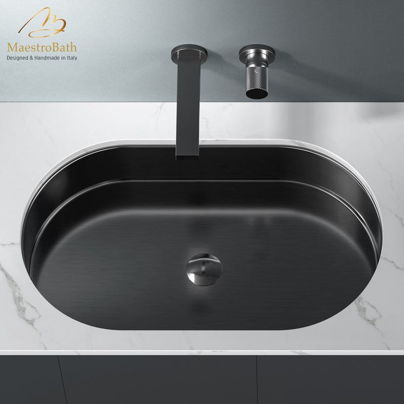 Modern Oval Under-mount Sink