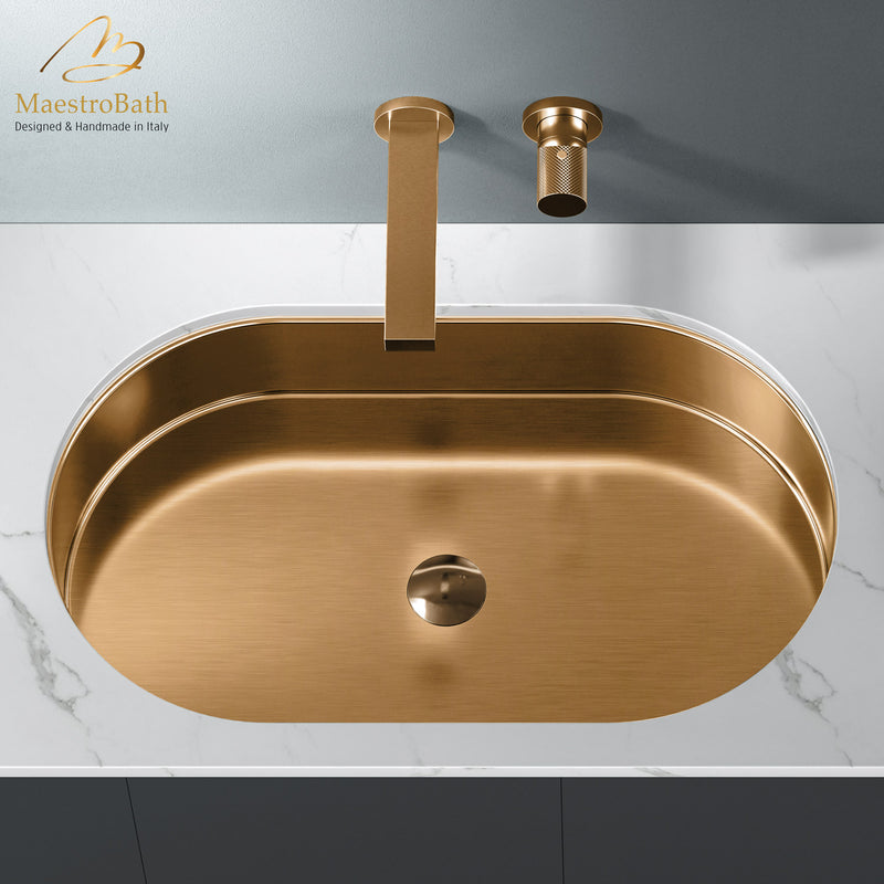 Modern Oval Under-mount Sink