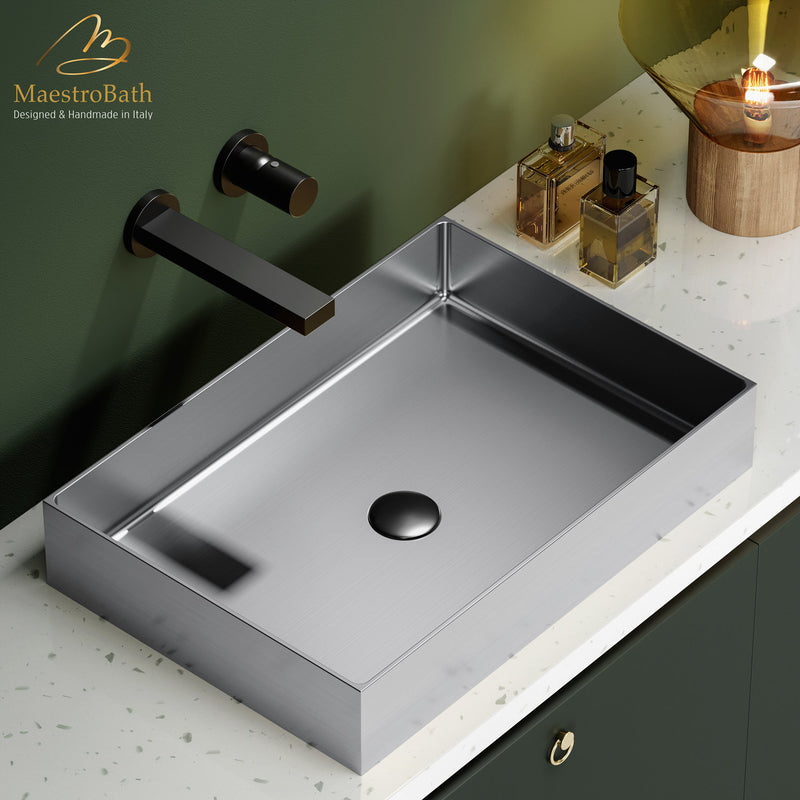 Modern Rectangular Vessel Sink