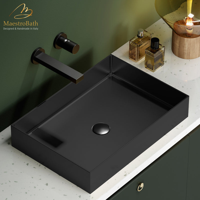 Modern Rectangular Vessel Sink