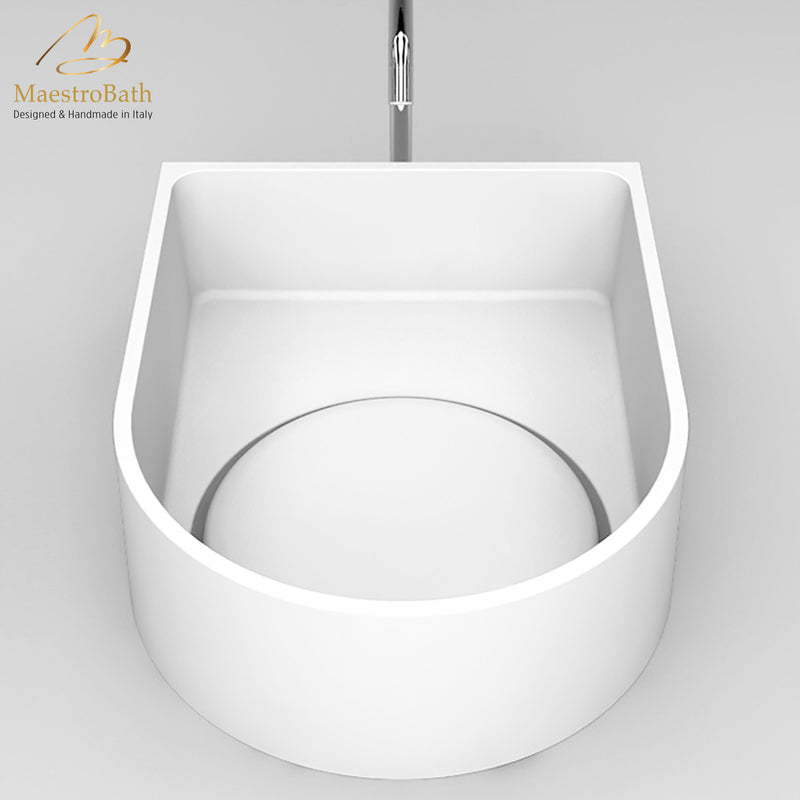 Teknoform Soul White Luxury Vessel Sink