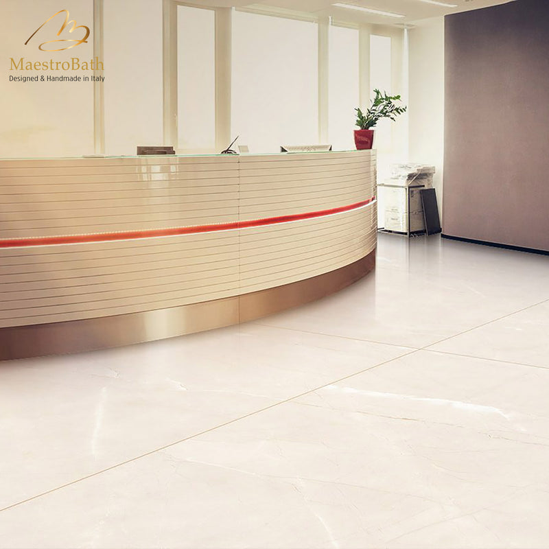 Bone Luxury Tile | Cream