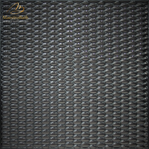 Lucent Luxury Tile | Grey-smoker Silver