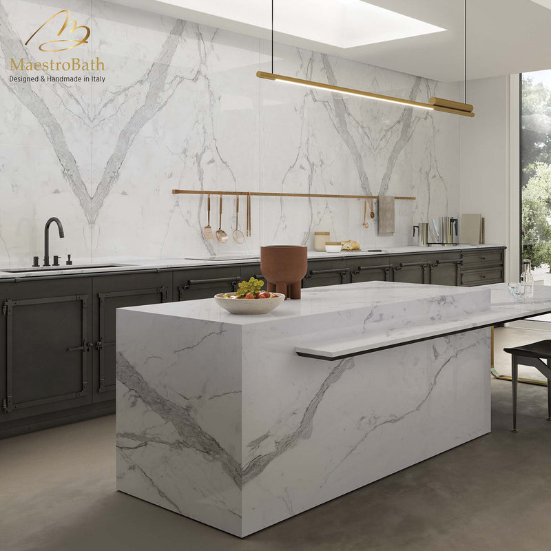 Statuario Luxury Tile | White