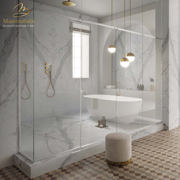 Statuario Luxury Tile | White