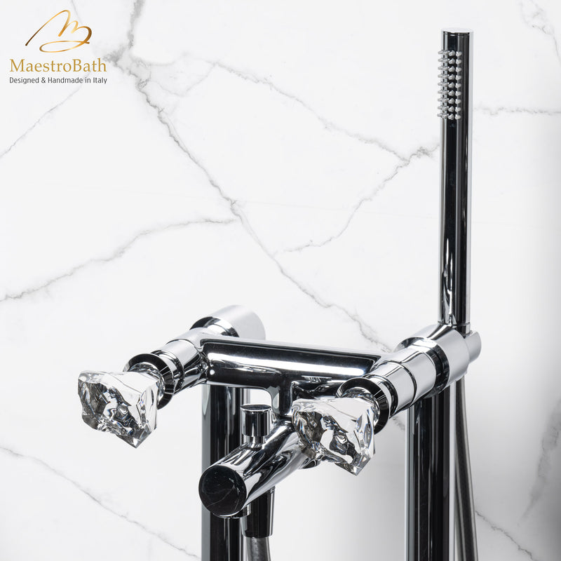 Lux Tub Filler | Polished Chrome