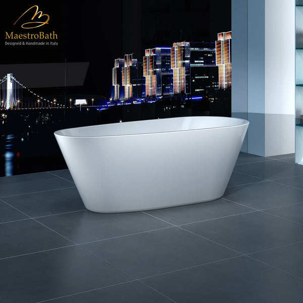 Sophia Luxury Freestanding Bathtub | White