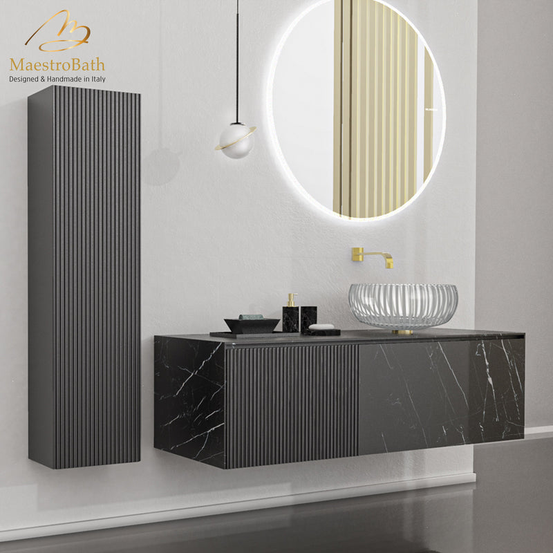 Cosmopolitan Luxury Wallmount Bathroom Vanity