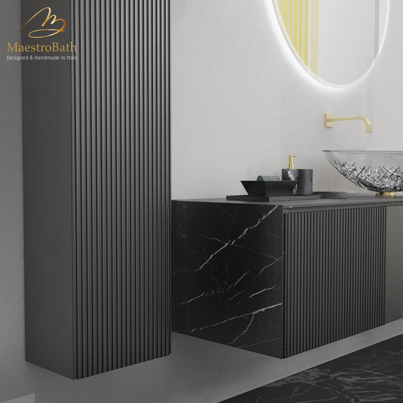 Cosmopolitan Luxury Wallmount Bathroom Vanity